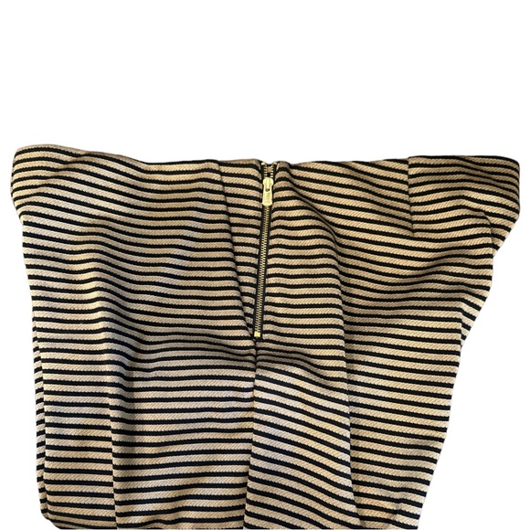 Chico’s 2.5 Black Label Slim Stripe Ankle Pants Black Gold women’s size 14 - Picture 8 of 9